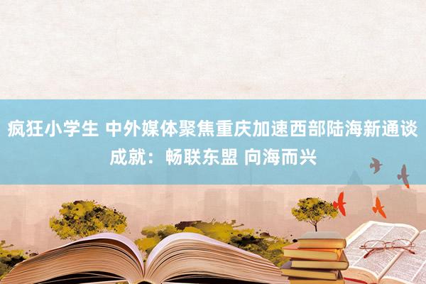 疯狂小学生 中外媒体聚焦重庆加速西部陆海新通谈成就：畅联东盟 向海而兴