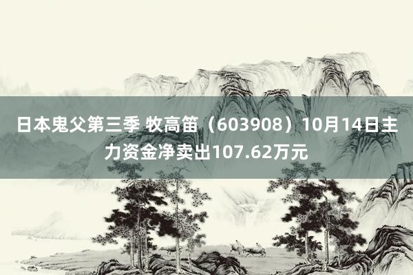 日本鬼父第三季 牧高笛（603908）10月14日主力资金净卖出107.62万元