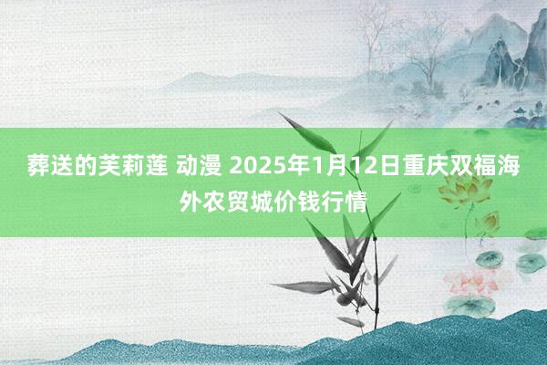 葬送的芙莉莲 动漫 2025年1月12日重庆双福海外农贸城价钱行情